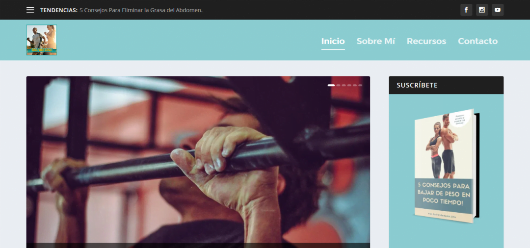 Diseño del Blog de Full Vida Sana